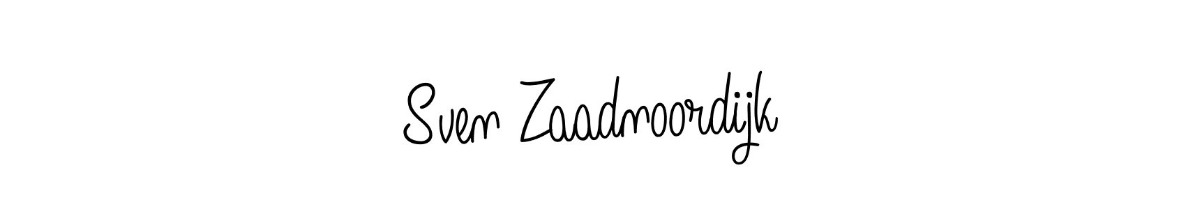 Create a beautiful signature design for name Sven Zaadnoordijk. With this signature (Angelique-Rose-font-FFP) fonts, you can make a handwritten signature for free. Sven Zaadnoordijk signature style 5 images and pictures png