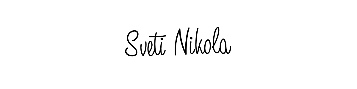 This is the best signature style for the Sveti Nikola name. Also you like these signature font (Angelique-Rose-font-FFP). Mix name signature. Sveti Nikola signature style 5 images and pictures png