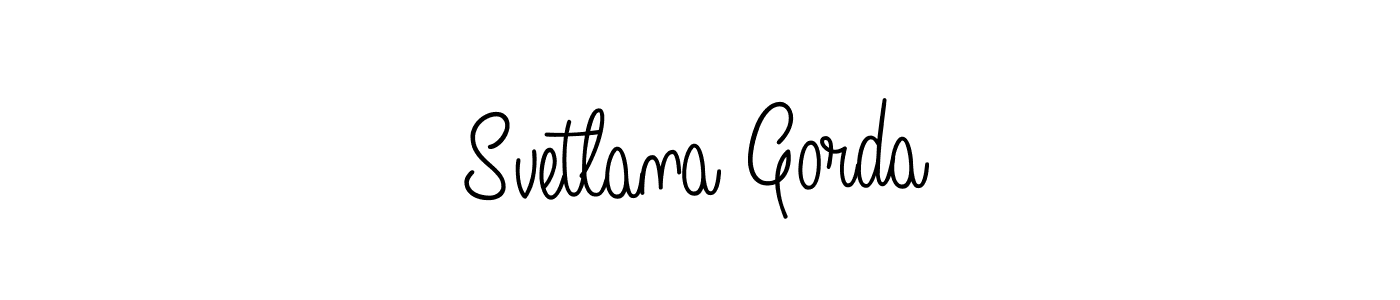 Here are the top 10 professional signature styles for the name Svetlana Gorda. These are the best autograph styles you can use for your name. Svetlana Gorda signature style 5 images and pictures png