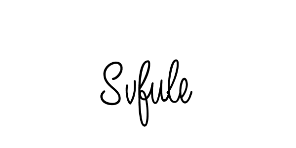 Design your own signature with our free online signature maker. With this signature software, you can create a handwritten (Angelique-Rose-font-FFP) signature for name Svfule. Svfule signature style 5 images and pictures png