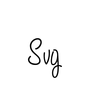 The best way (Angelique-Rose-font-FFP) to make a short signature is to pick only two or three words in your name. The name Svg include a total of six letters. For converting this name. Svg signature style 5 images and pictures png