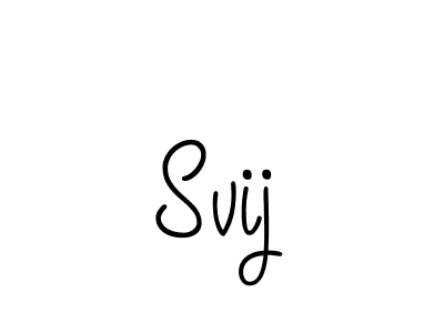 Also we have Svij name is the best signature style. Create professional handwritten signature collection using Angelique-Rose-font-FFP autograph style. Svij signature style 5 images and pictures png