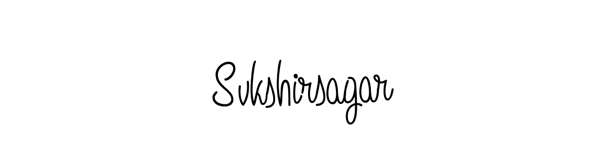 Also we have Svkshirsagar name is the best signature style. Create professional handwritten signature collection using Angelique-Rose-font-FFP autograph style. Svkshirsagar signature style 5 images and pictures png