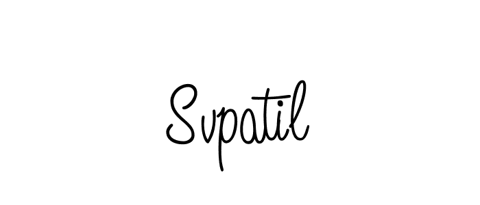 Also You can easily find your signature by using the search form. We will create Svpatil name handwritten signature images for you free of cost using Angelique-Rose-font-FFP sign style. Svpatil signature style 5 images and pictures png