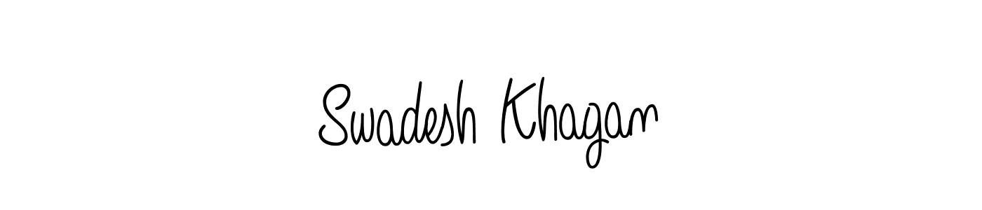 You can use this online signature creator to create a handwritten signature for the name Swadesh Khagan. This is the best online autograph maker. Swadesh Khagan signature style 5 images and pictures png