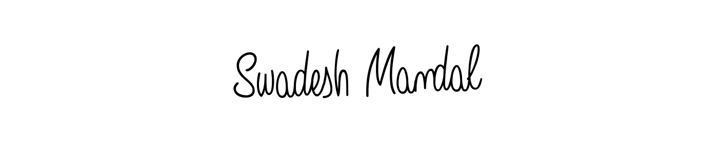 You can use this online signature creator to create a handwritten signature for the name Swadesh Mandal. This is the best online autograph maker. Swadesh Mandal signature style 5 images and pictures png