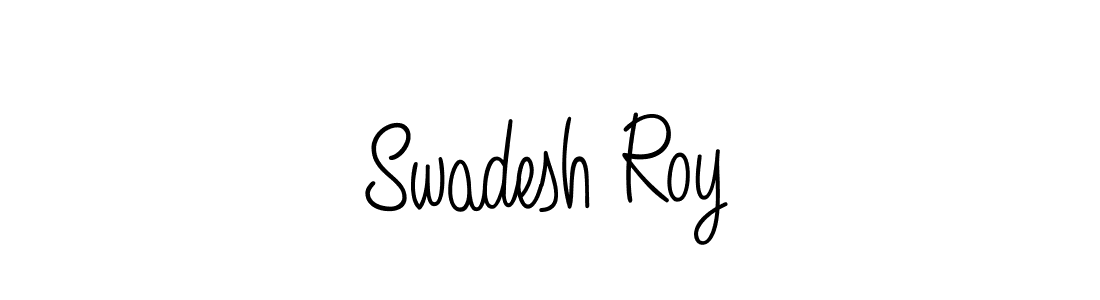 How to make Swadesh Roy signature? Angelique-Rose-font-FFP is a professional autograph style. Create handwritten signature for Swadesh Roy name. Swadesh Roy signature style 5 images and pictures png