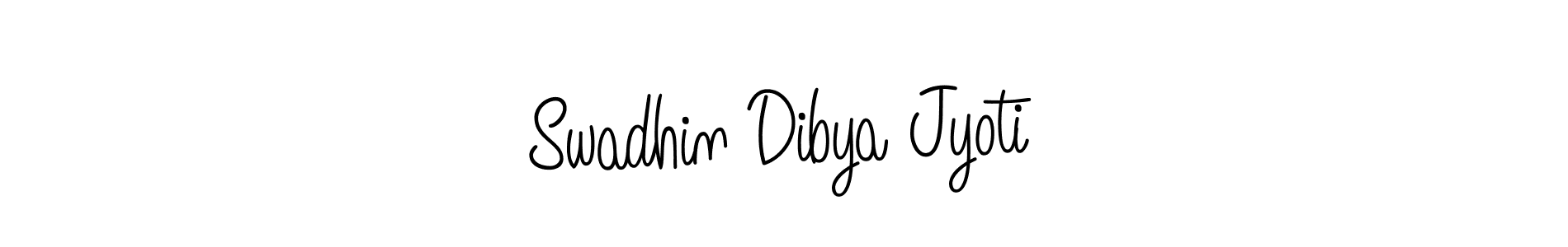 Make a short Swadhin Dibya Jyoti signature style. Manage your documents anywhere anytime using Angelique-Rose-font-FFP. Create and add eSignatures, submit forms, share and send files easily. Swadhin Dibya Jyoti signature style 5 images and pictures png