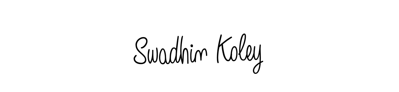 Best and Professional Signature Style for Swadhin Koley. Angelique-Rose-font-FFP Best Signature Style Collection. Swadhin Koley signature style 5 images and pictures png