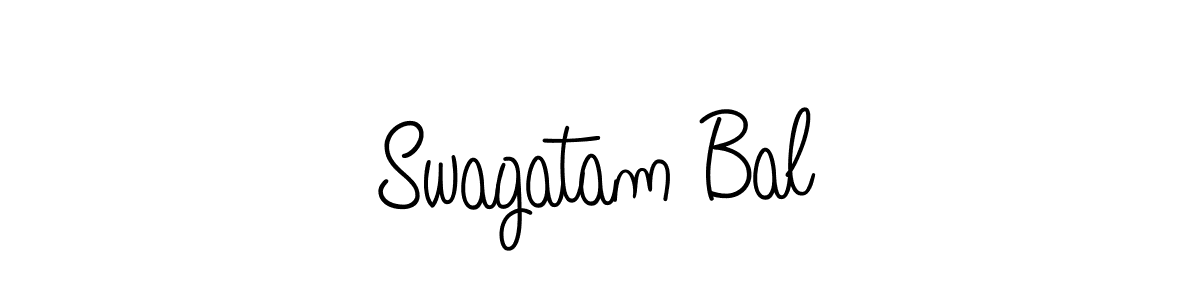Design your own signature with our free online signature maker. With this signature software, you can create a handwritten (Angelique-Rose-font-FFP) signature for name Swagatam Bal. Swagatam Bal signature style 5 images and pictures png