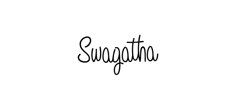 Also we have Swagatha name is the best signature style. Create professional handwritten signature collection using Angelique-Rose-font-FFP autograph style. Swagatha signature style 5 images and pictures png