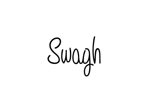 Use a signature maker to create a handwritten signature online. With this signature software, you can design (Angelique-Rose-font-FFP) your own signature for name Swagh. Swagh signature style 5 images and pictures png