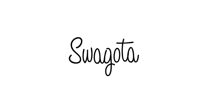 Make a beautiful signature design for name Swagota. Use this online signature maker to create a handwritten signature for free. Swagota signature style 5 images and pictures png