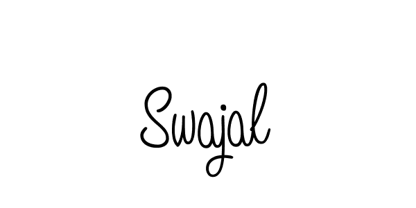 How to make Swajal signature? Angelique-Rose-font-FFP is a professional autograph style. Create handwritten signature for Swajal name. Swajal signature style 5 images and pictures png