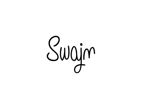 The best way (Angelique-Rose-font-FFP) to make a short signature is to pick only two or three words in your name. The name Swajn include a total of six letters. For converting this name. Swajn signature style 5 images and pictures png