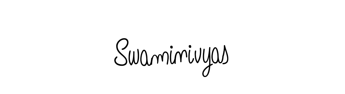 Swaminivyas stylish signature style. Best Handwritten Sign (Angelique-Rose-font-FFP) for my name. Handwritten Signature Collection Ideas for my name Swaminivyas. Swaminivyas signature style 5 images and pictures png