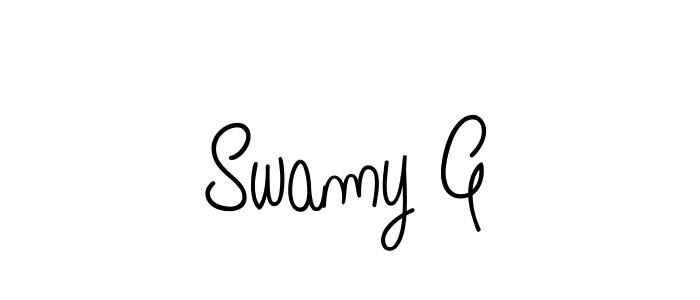 You can use this online signature creator to create a handwritten signature for the name Swamy G. This is the best online autograph maker. Swamy G signature style 5 images and pictures png