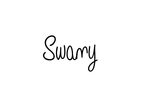 The best way (Angelique-Rose-font-FFP) to make a short signature is to pick only two or three words in your name. The name Swany include a total of six letters. For converting this name. Swany signature style 5 images and pictures png