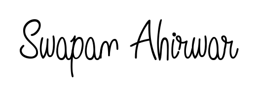 The Angelique-Rose-font-FFP typeface gives name Swapan Ahirwar a refined look. Suitable for certificates, diplomas, and official verification. Swapan Ahirwar signature style 5 images and pictures png