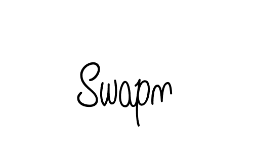 Design your own signature with our free online signature maker. With this signature software, you can create a handwritten (Angelique-Rose-font-FFP) signature for name Swapn. Swapn signature style 5 images and pictures png