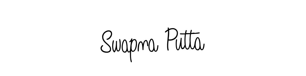 Also we have Swapna Putta name is the best signature style. Create professional handwritten signature collection using Angelique-Rose-font-FFP autograph style. Swapna Putta signature style 5 images and pictures png