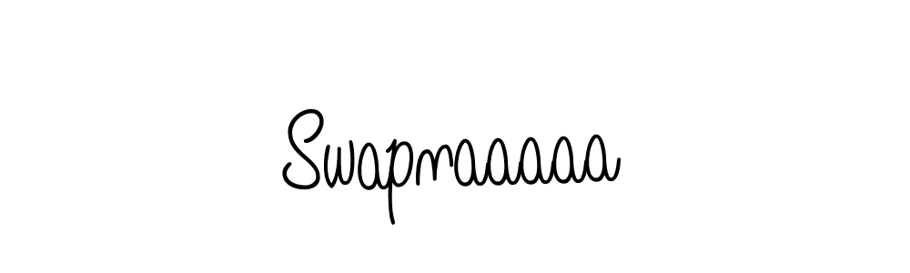 Make a beautiful signature design for name Swapnaaaaa. With this signature (Angelique-Rose-font-FFP) style, you can create a handwritten signature for free. Swapnaaaaa signature style 5 images and pictures png