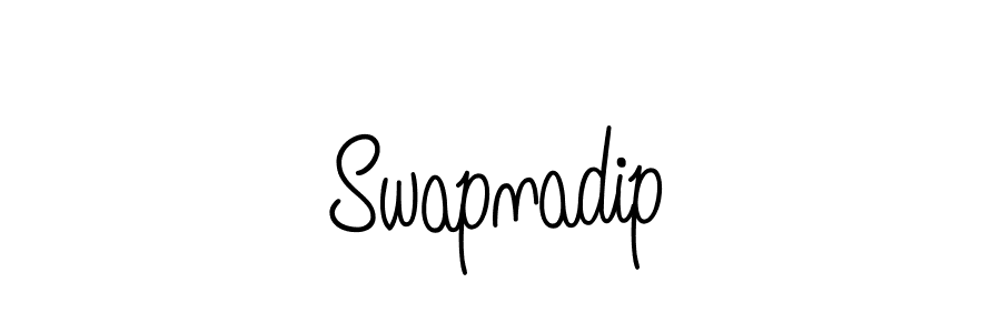 Make a beautiful signature design for name Swapnadip. With this signature (Angelique-Rose-font-FFP) style, you can create a handwritten signature for free. Swapnadip signature style 5 images and pictures png