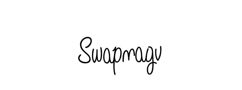 Make a beautiful signature design for name Swapnagv. With this signature (Angelique-Rose-font-FFP) style, you can create a handwritten signature for free. Swapnagv signature style 5 images and pictures png