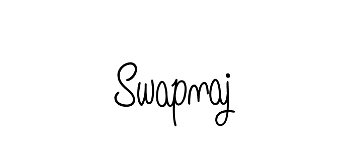 Make a beautiful signature design for name Swapnaj. With this signature (Angelique-Rose-font-FFP) style, you can create a handwritten signature for free. Swapnaj signature style 5 images and pictures png
