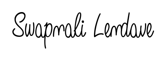 Practice writing Swapnali Lendave with the flow of Angelique-Rose-font-FFP lettering. A fantastic source of inspiration for developing your personal signature style. Swapnali Lendave signature style 5 images and pictures png