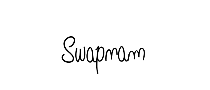 Once you've used our free online signature maker to create your best signature Angelique-Rose-font-FFP style, it's time to enjoy all of the benefits that Swapnam name signing documents. Swapnam signature style 5 images and pictures png
