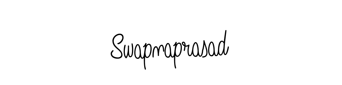 The best way (Angelique-Rose-font-FFP) to make a short signature is to pick only two or three words in your name. The name Swapnaprasad include a total of six letters. For converting this name. Swapnaprasad signature style 5 images and pictures png