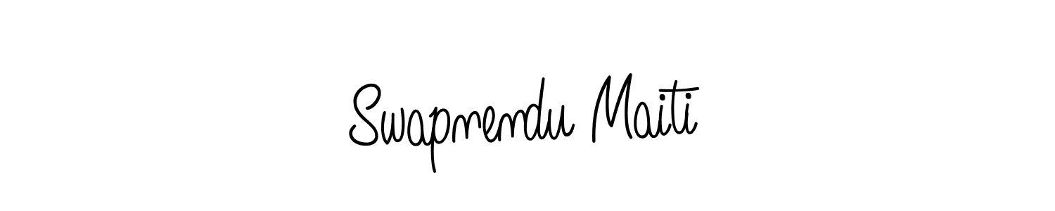 Also we have Swapnendu Maiti name is the best signature style. Create professional handwritten signature collection using Angelique-Rose-font-FFP autograph style. Swapnendu Maiti signature style 5 images and pictures png