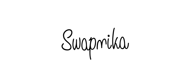 Also we have Swapnika name is the best signature style. Create professional handwritten signature collection using Angelique-Rose-font-FFP autograph style. Swapnika signature style 5 images and pictures png