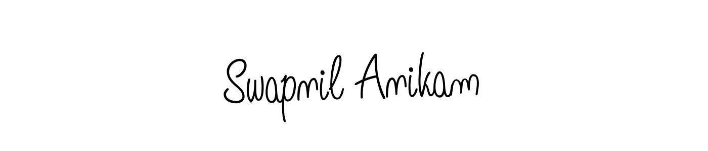 Make a short Swapnil Anikam signature style. Manage your documents anywhere anytime using Angelique-Rose-font-FFP. Create and add eSignatures, submit forms, share and send files easily. Swapnil Anikam signature style 5 images and pictures png