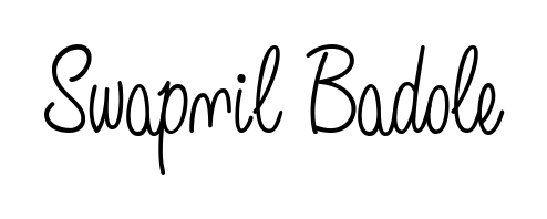 Try this chic Swapnil Badole handwritten sign style. Using Angelique-Rose-font-FFP font elements, it gives your name a sleek, memorable identity. Swapnil Badole signature style 5 images and pictures png