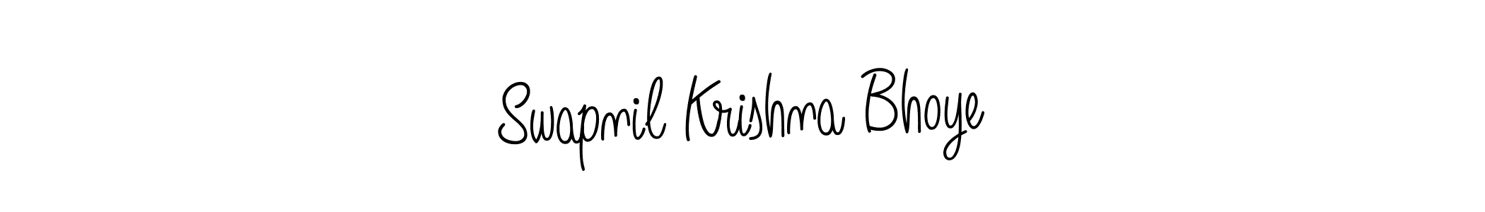 Make a beautiful signature design for name Swapnil Krishna Bhoye. With this signature (Angelique-Rose-font-FFP) style, you can create a handwritten signature for free. Swapnil Krishna Bhoye signature style 5 images and pictures png