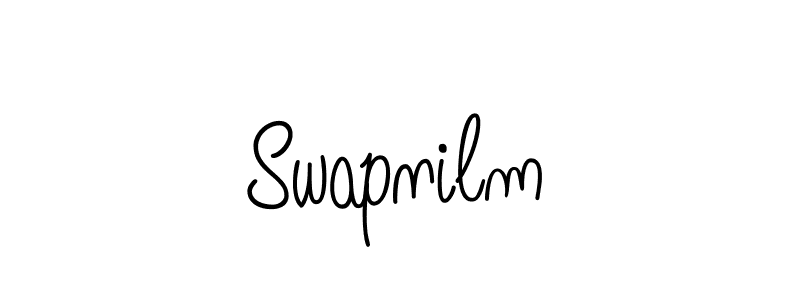 The best way (Angelique-Rose-font-FFP) to make a short signature is to pick only two or three words in your name. The name Swapnilm include a total of six letters. For converting this name. Swapnilm signature style 5 images and pictures png