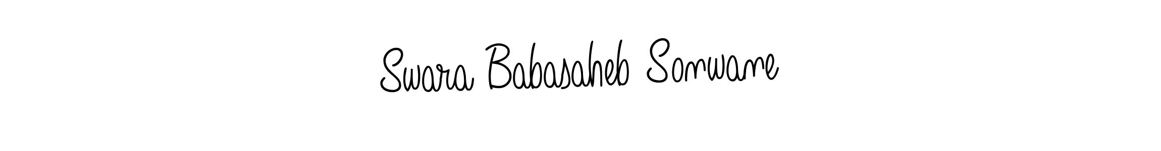 Also You can easily find your signature by using the search form. We will create Swara Babasaheb Sonwane name handwritten signature images for you free of cost using Angelique-Rose-font-FFP sign style. Swara Babasaheb Sonwane signature style 5 images and pictures png