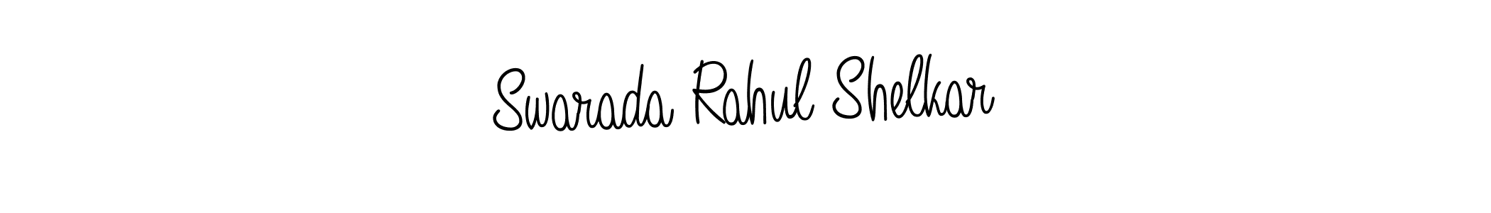 Also we have Swarada Rahul Shelkar name is the best signature style. Create professional handwritten signature collection using Angelique-Rose-font-FFP autograph style. Swarada Rahul Shelkar signature style 5 images and pictures png