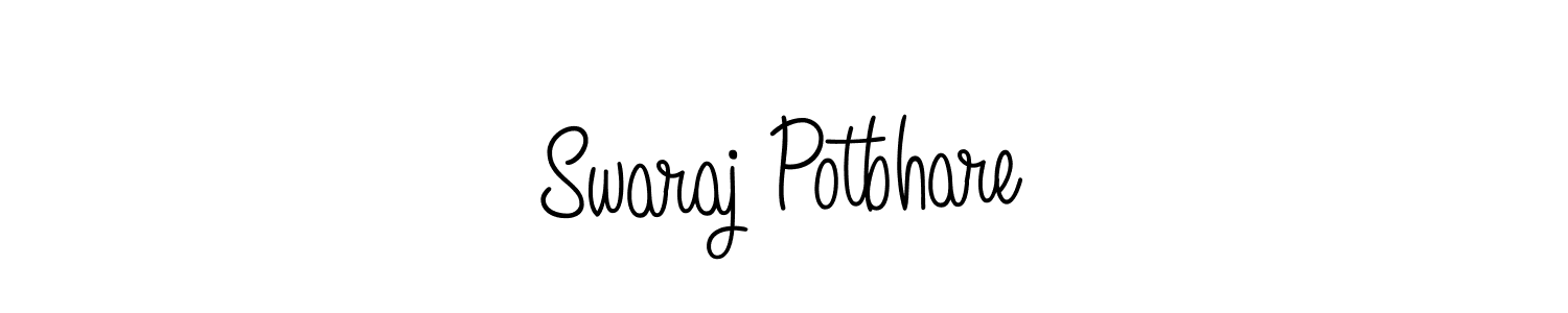 Similarly Angelique-Rose-font-FFP is the best handwritten signature design. Signature creator online .You can use it as an online autograph creator for name Swaraj Potbhare. Swaraj Potbhare signature style 5 images and pictures png
