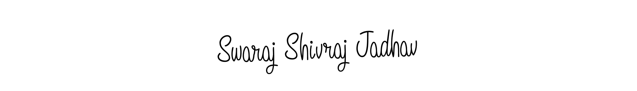 How to Draw Swaraj Shivraj Jadhav signature style? Angelique-Rose-font-FFP is a latest design signature styles for name Swaraj Shivraj Jadhav. Swaraj Shivraj Jadhav signature style 5 images and pictures png