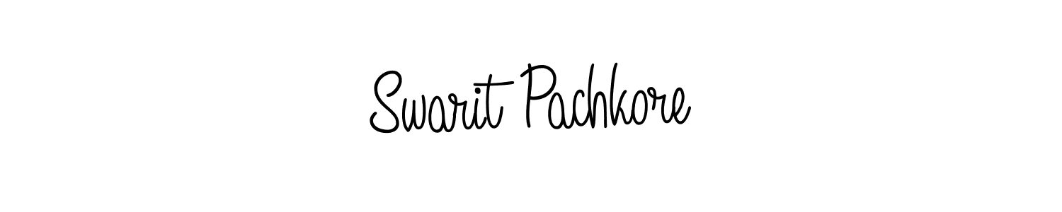 Swarit Pachkore stylish signature style. Best Handwritten Sign (Angelique-Rose-font-FFP) for my name. Handwritten Signature Collection Ideas for my name Swarit Pachkore. Swarit Pachkore signature style 5 images and pictures png