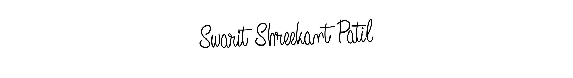 Angelique-Rose-font-FFP is a professional signature style that is perfect for those who want to add a touch of class to their signature. It is also a great choice for those who want to make their signature more unique. Get Swarit Shreekant Patil name to fancy signature for free. Swarit Shreekant Patil signature style 5 images and pictures png