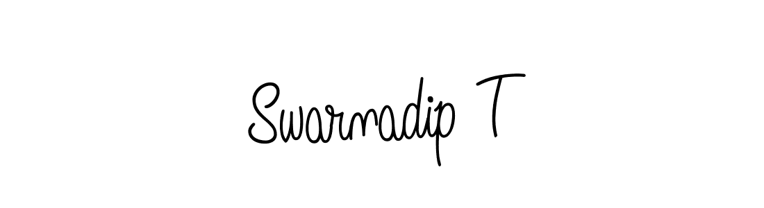 This is the best signature style for the Swarnadip T name. Also you like these signature font (Angelique-Rose-font-FFP). Mix name signature. Swarnadip T signature style 5 images and pictures png