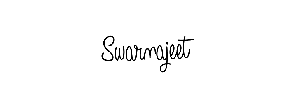 The best way (Angelique-Rose-font-FFP) to make a short signature is to pick only two or three words in your name. The name Swarnajeet include a total of six letters. For converting this name. Swarnajeet signature style 5 images and pictures png