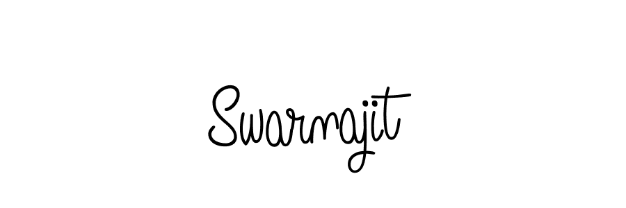 How to make Swarnajit signature? Angelique-Rose-font-FFP is a professional autograph style. Create handwritten signature for Swarnajit name. Swarnajit signature style 5 images and pictures png