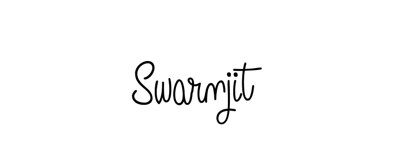How to Draw Swarnjit signature style? Angelique-Rose-font-FFP is a latest design signature styles for name Swarnjit. Swarnjit signature style 5 images and pictures png