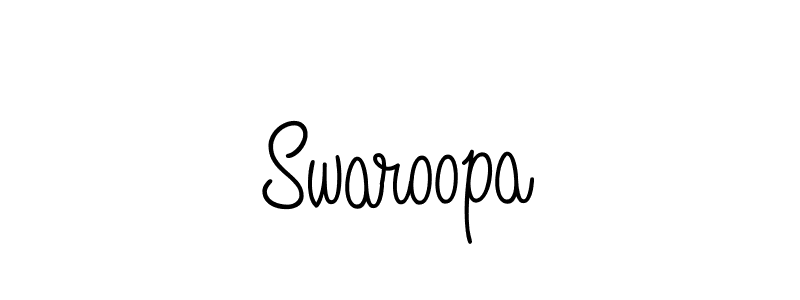 The best way (Angelique-Rose-font-FFP) to make a short signature is to pick only two or three words in your name. The name Swaroopa include a total of six letters. For converting this name. Swaroopa signature style 5 images and pictures png