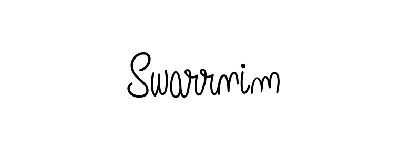 Best and Professional Signature Style for Swarrnim. Angelique-Rose-font-FFP Best Signature Style Collection. Swarrnim signature style 5 images and pictures png